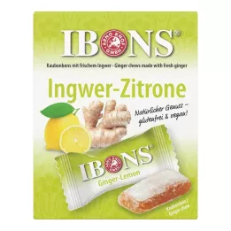 IBONS Bonbons à mâcher au gingembre et au citron, 60 g