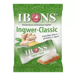 IBONS Sachet de bonbons à mâcher classiques au gingembre, 92 g