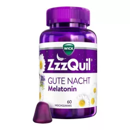WICK Bonbons gélifiés doux ZzzQuil Good Night, 60 pièces