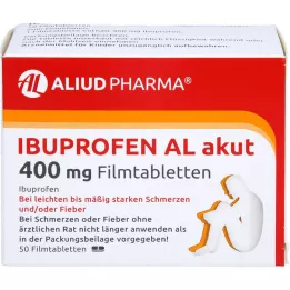 IBUPROFEN AL Comprimés aigus de 400 mg de film, 50 pc