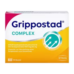 GRIPPOSTAD Complexe ASS/Pseudoeph.500/30 mg Orange, 10 pcs