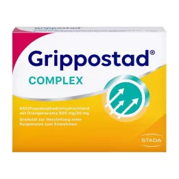 GRIPPOSTAD Complexe ASS/Pseudoeph.500/30 mg Orange, 20 pcs