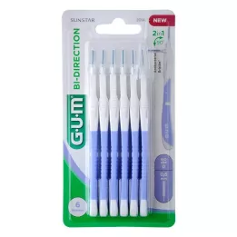 GUM Bi-Direction Interdentb.6 mm bleu clair, 6 pc