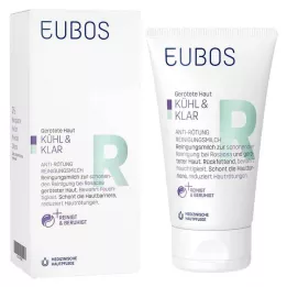 EUBOS KÜHL & KLAR Lait Démaquillant Anti-Rougeurs, 150 ml