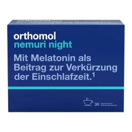 Granulés de nuit Orthomol Nemuri, 30x10 g
