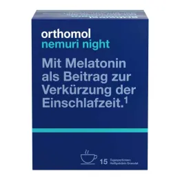 Granulés de nuit Orthomol nemuri, 15x10 g