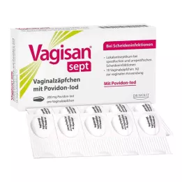 VAGISAN Suppositoires vaginaux Sept avec povidone iodée, 10 pcs