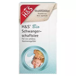 Sachets filtres de thé de grossesse biologique H&amp;S, 20 x 2 g