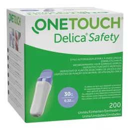 ONE TOUCH Autopiqueur jetable Delica Safety 30 G, 200 pcs