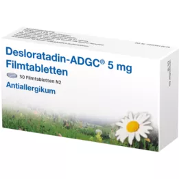 Desloratadin Adgc 5 mg comprimés enrobé de films, 50 pc