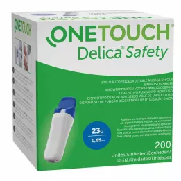 ONE TOUCH Autopiqueur jetable Delica Safety 23 G, 200 pcs