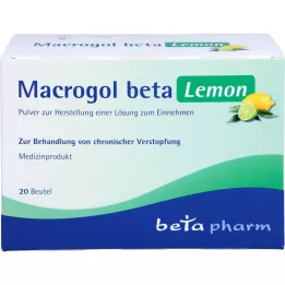 MACROGOL beta Lemon Plv.z.Her.e.Lsg.z.Ingest, 20 pièces