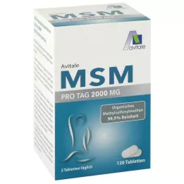 MSM Comprimés de 2000 mg, 120 pièces