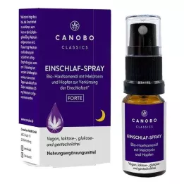 CANOBO Spray pour le sommeil à lhuile de graines de chanvre biologique Hopf./Mela., 10 ml