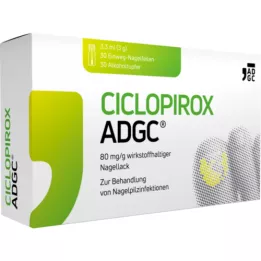 CICLOPIROX ADGC Ingrédient actif de 80 mg / g. Polon à ongles, 3,3 ml