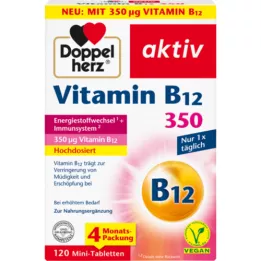 DOPPELHERZ Comprimés de vitamine B12 350, 120 pc