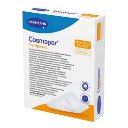 Pansement film transparent Cosmopor 10x12 cm stérile, 25 pièces