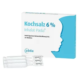 Sel de table 6% dinhalation Ampoules Pädia, 20 pc