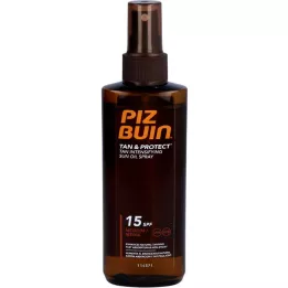 PIZ Buin Tan &amp; Protéger Spray à lhuile de soleil LSF 15, 150 ml