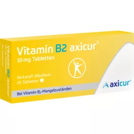 VITAMIN B2 AXICUR 10 mg comprimés, 20 pc