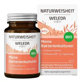 Weleda Natural Wisdom Mes capsules de cultures bactériennes, 40 pc