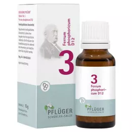 BIOCHEMIE Pflüger 3 Ferrum phosphoricum D 12 Glob., 15 g