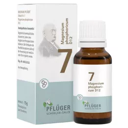 BIOCHEMIE Pflüger 7 Magnésium phosphorique D 12 Gl, 15 g