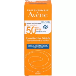 AVENE Sunfluid SPF 50+ sans parfums, 50 ml