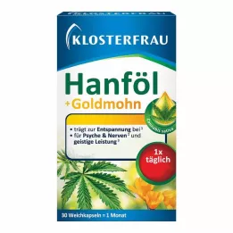 KLOSTERFRAU Huile de chanvre + capsules de graines de pavot dorées, 30 pcs. Capsules, 30 pc