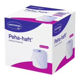 PEHA-HAFT Bande de fixation sans latex 8 cm x 21 m, 1 pièce