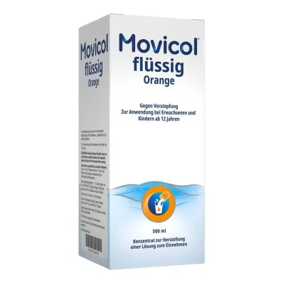 Orange liquide Movicol, 500 ml Orange liquide Movicol, 500 ml