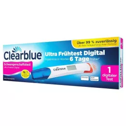 CLEARBLUE Test de grossesse ultra précoce numérique, 1 pièce