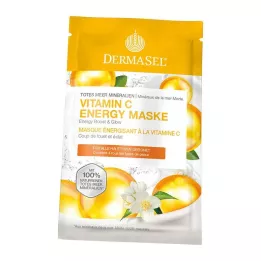 DERMASEL Masque énergétique à la vitamine C de la mer Morte, 12 ml
