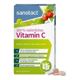 Pastilles sanotact de vitamine C 100% naturelles, 30 pc
