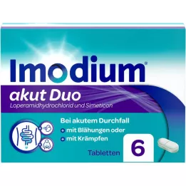 IMODIUM Duo aigu 2 mg / 125 mg comprimés, 6 pc