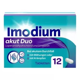 IMODIUM Comprimés dakut Duo 2 mg/125 mg, 12 pcs