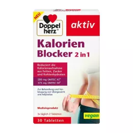 DOPPELHERZ Comprimés 2 en 1 Calorie Blocker, 30 pièces