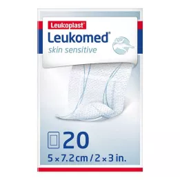 LEUKOMED peau sensible stérile 5x7,2 cm, 20 pcs