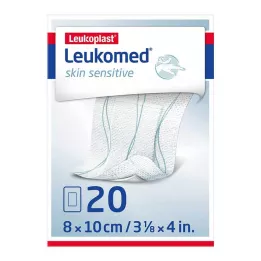 LEUKOMED peau sensible stérile 8x10 cm, 20 pcs