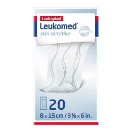 LEUKOMED peau sensible stérile 8x15 cm, 20 pcs