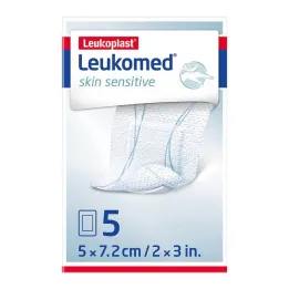 Leukomed® peau sensible 5x7,2 cm, 5 pc