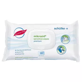MIKROZID lingettes sensibles premium Des.MP+Flä.Softp., 50 pc