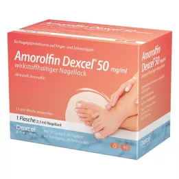 Amorolfine Dexcel 50 mg/ml de vernis à ongles actif (2,5 ml)