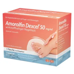 Amorolfin Dexcel® 50 mg/ml vernis à ongles actif, 3 ml