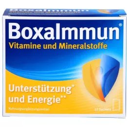 BOXAIMMUN Sachets Vitamines et Minéraux, 12X6 g
