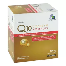 COENZYM Q10 100 mg gélules + vitamines + minéraux, 240 pcs