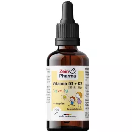 VITAMIN D3+K2 MK-7 gouttes orales de la famille des trans, 20 ml