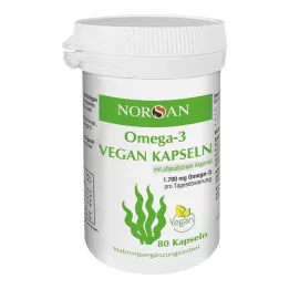NORSAN Gélules végétaliennes doméga-3, 80 pièces
