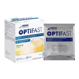OPTIFAST Poudre de banane pour boisson, 8X55 g