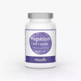 MAGNESIUM 400 mg Complexe Gélules, 120 pcs